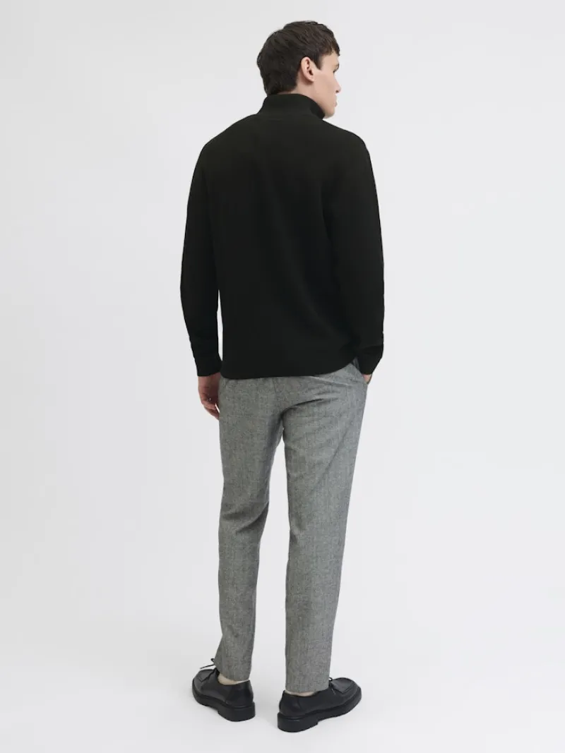 Jack & Jones Pullover & Sweatshirts*JPRBLAMILANO STITCH KNIT HALF ZIP SN Black