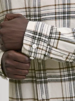 Jack & Jones Hemden*JPRBLUBARKLEY FLANNEL X-MAS L/S SHIRT CH moonbeam