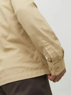 Jack & Jones Hemden*JPRPETE SPRING OVERSHIRT L/S SN sand