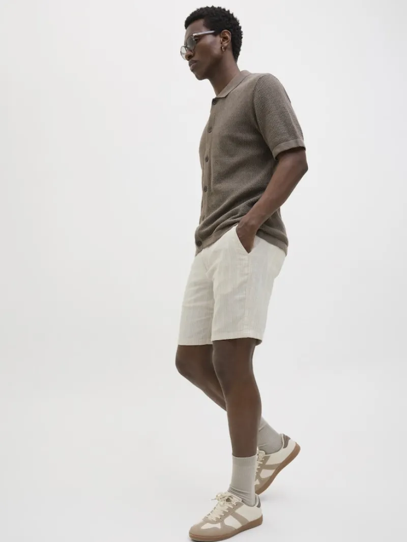 Jack & Jones Shorts*JPSTACE MYKONOS LINEN BLEND SHORTS REG moonbeam