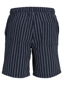 Jack & Jones Shorts*JPSTJAIDEN PALMA SEERSUCKER SHORT SRT dunkelblau2