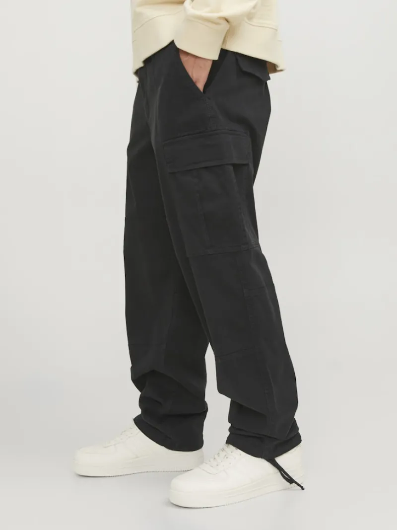 Jack & Jones Hosen*JPSTKARL HARLOW CARGO NOOS Black