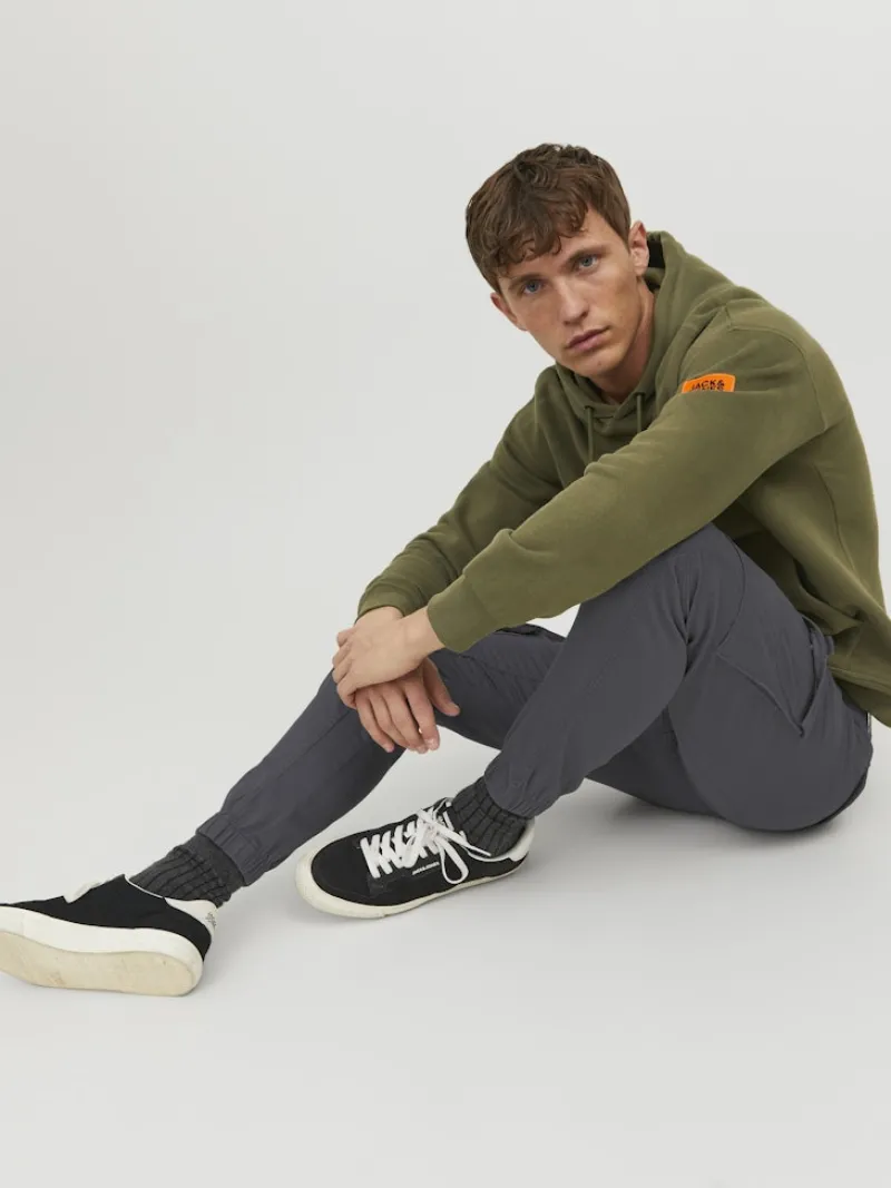 Jack & Jones Hosen*JPSTPAUL FLAKE CARGO NOOS Asphalt