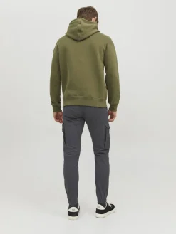 Jack & Jones Hosen*JPSTPAUL FLAKE CARGO NOOS Asphalt