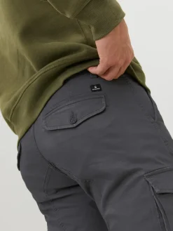 Jack & Jones Hosen*JPSTPAUL FLAKE CARGO NOOS Asphalt