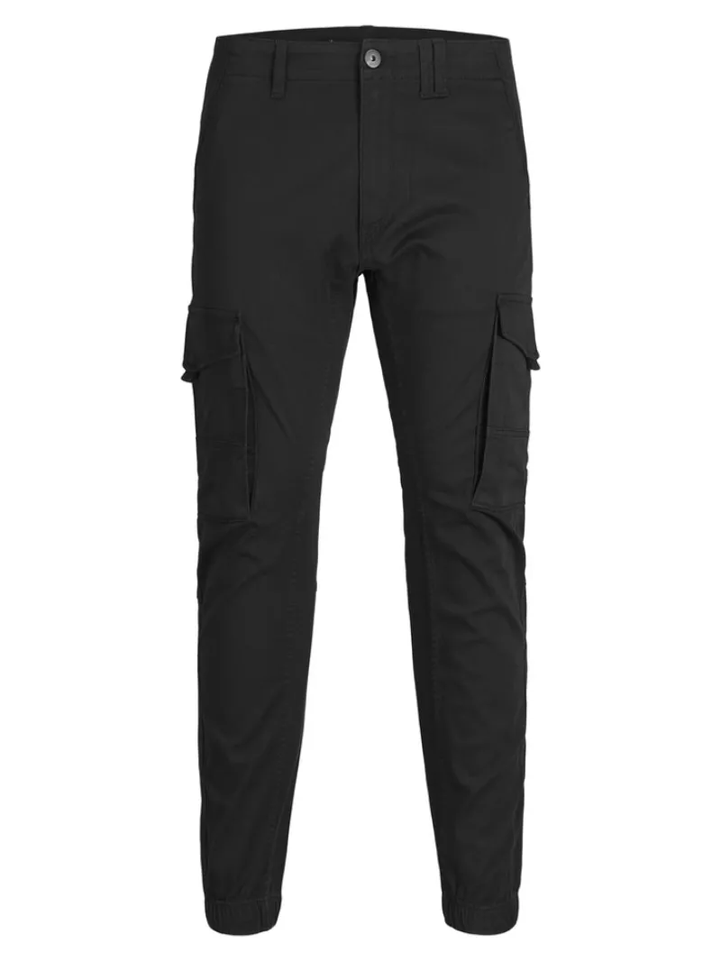 Jack & Jones Hosen*JPSTPAUL FLAKE CARGO NOOS Black