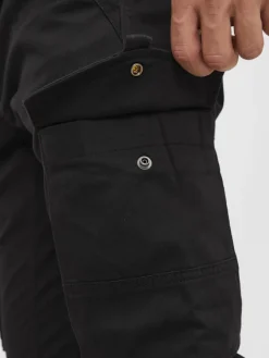 Jack & Jones Hosen*JPSTPAUL FLAKE CARGO NOOS Black