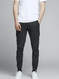 Jack & Jones Hosen*JPSTPAUL FLAKE CARGO NOOS Black