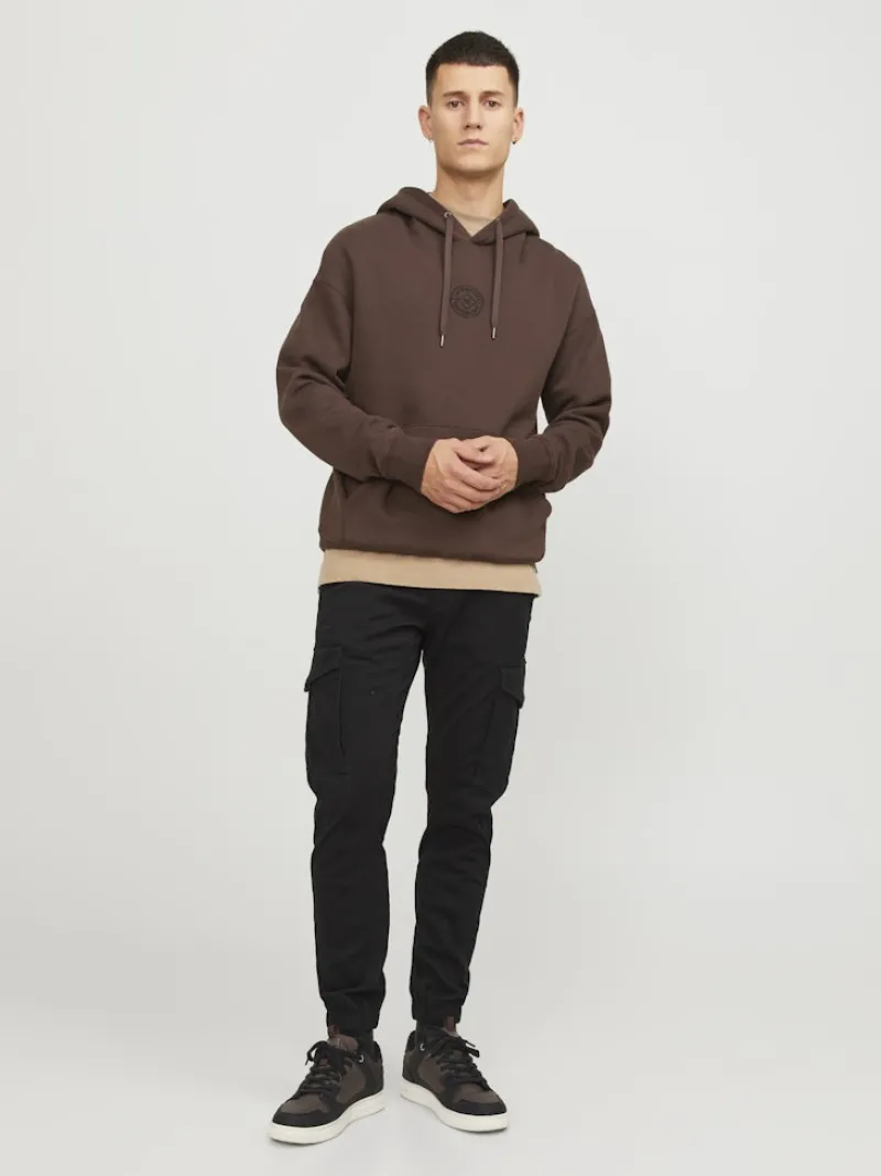 Jack & Jones Hosen*JPSTPAUL FLAKE CARGO NOOS Black