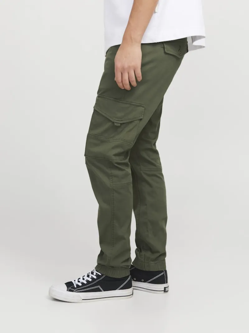 Jack & Jones Hosen|Big Boys*JPSTPAUL FLAKE CARGO NOOS Olive Night
