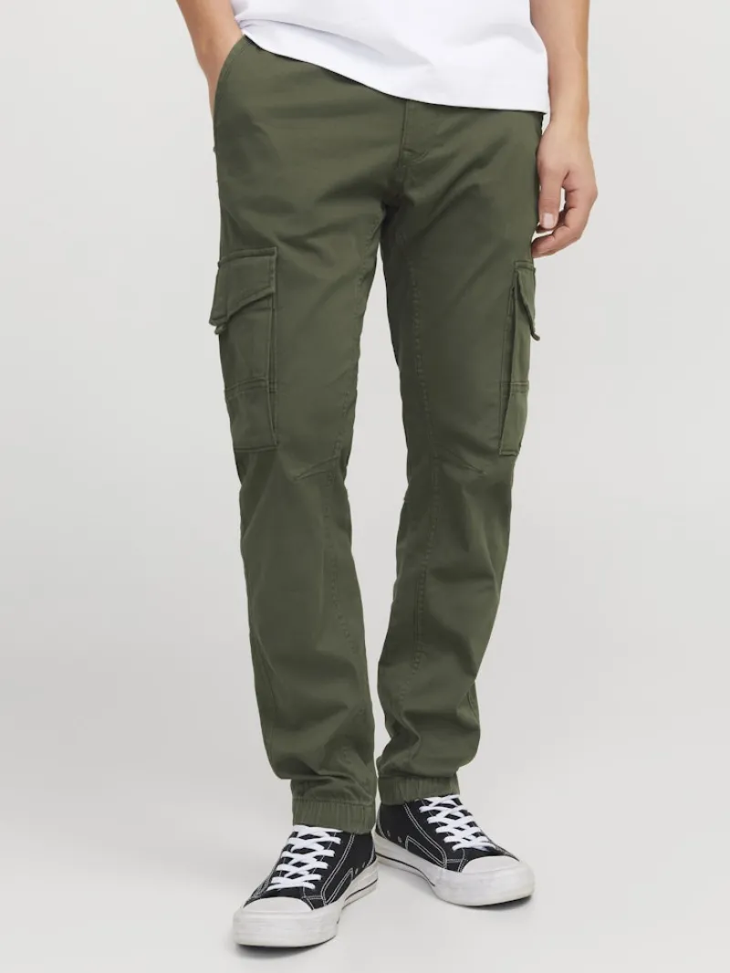 Jack & Jones Hosen|Big Boys*JPSTPAUL FLAKE CARGO NOOS Olive Night