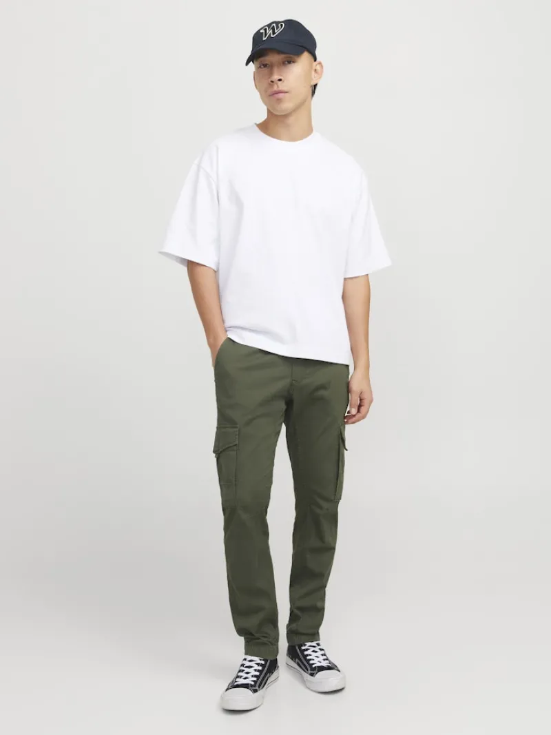 Jack & Jones Hosen|Big Boys*JPSTPAUL FLAKE CARGO NOOS Olive Night