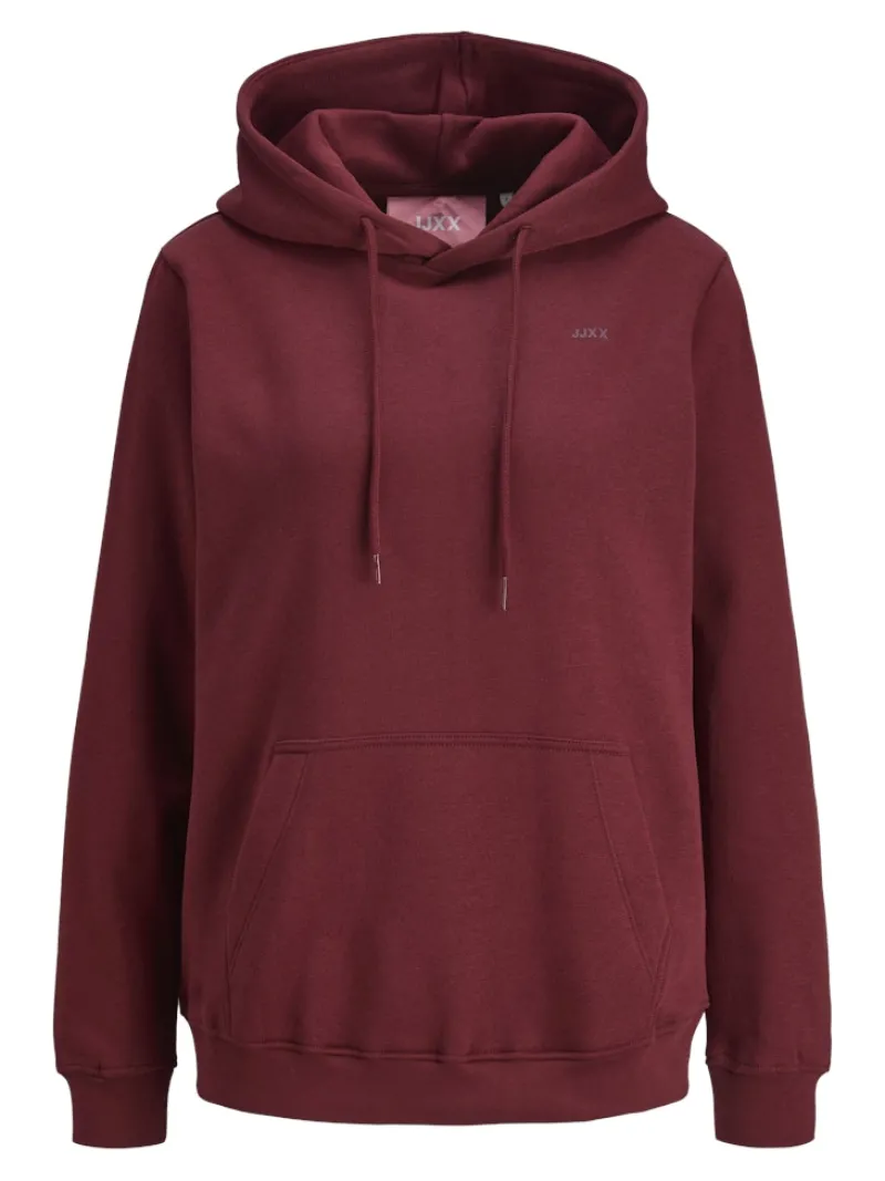 JJXX Pullover & Sweatshirts*JXABBIE RLX LS EVERY HOOD SWT NOOS cabernet
