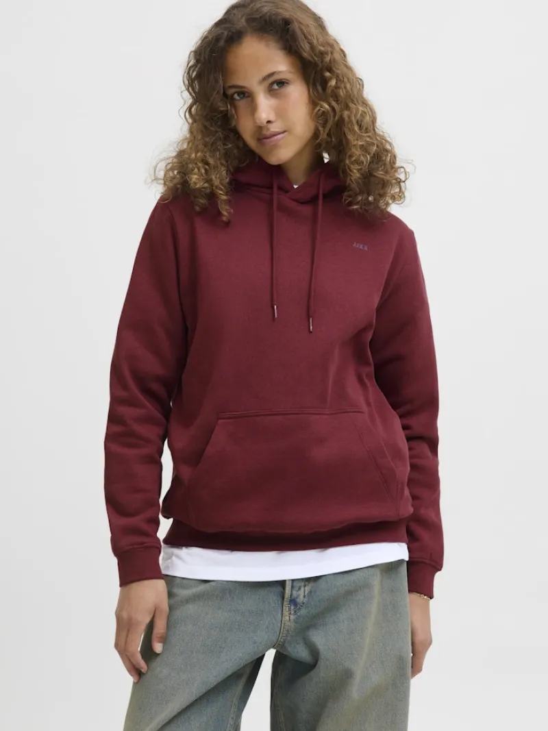 JJXX Pullover & Sweatshirts*JXABBIE RLX LS EVERY HOOD SWT NOOS cabernet