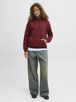 JJXX Pullover & Sweatshirts*JXABBIE RLX LS EVERY HOOD SWT NOOS cabernet