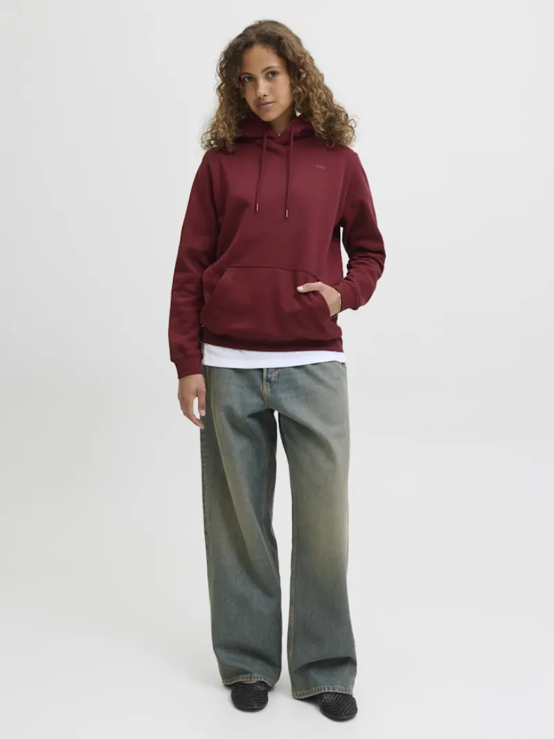 JJXX Pullover & Sweatshirts*JXABBIE RLX LS EVERY HOOD SWT NOOS cabernet