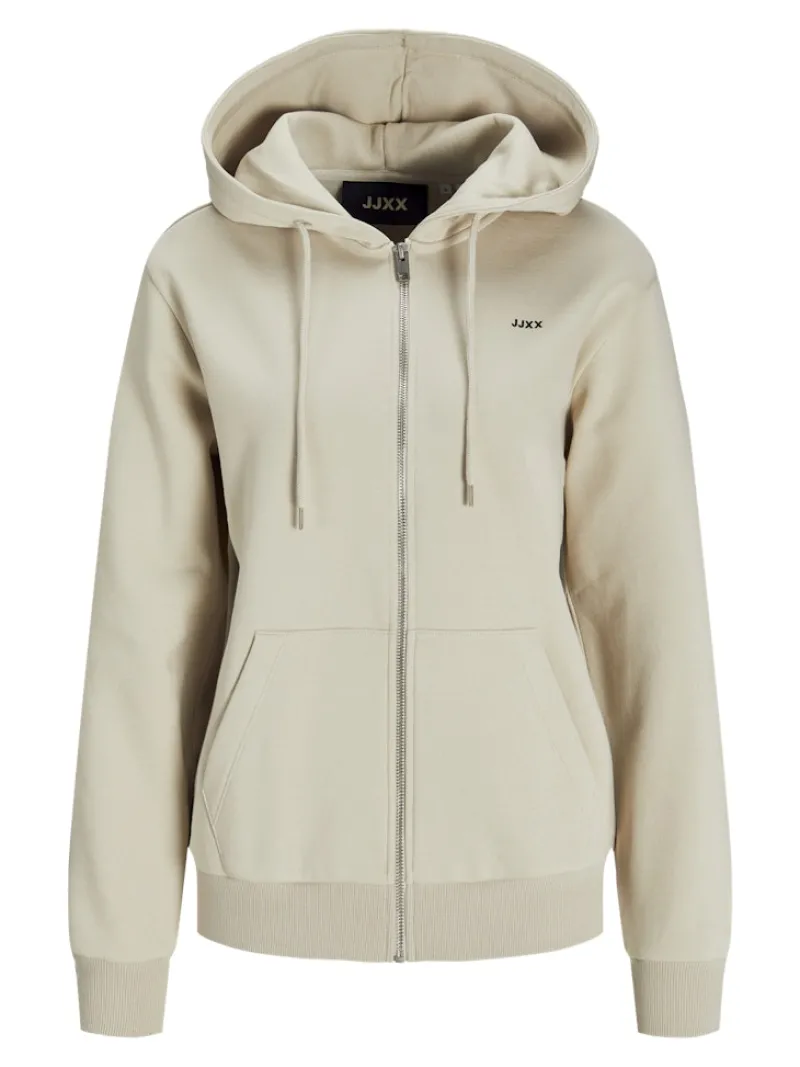 JJXX Pullover & Sweatshirts*JXABBIE RLX LS EVERY ZIP HOOD SWT NOOS moonbeam
