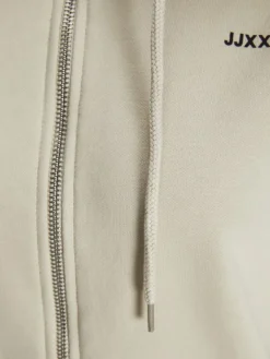 JJXX Pullover & Sweatshirts*JXABBIE RLX LS EVERY ZIP HOOD SWT NOOS moonbeam