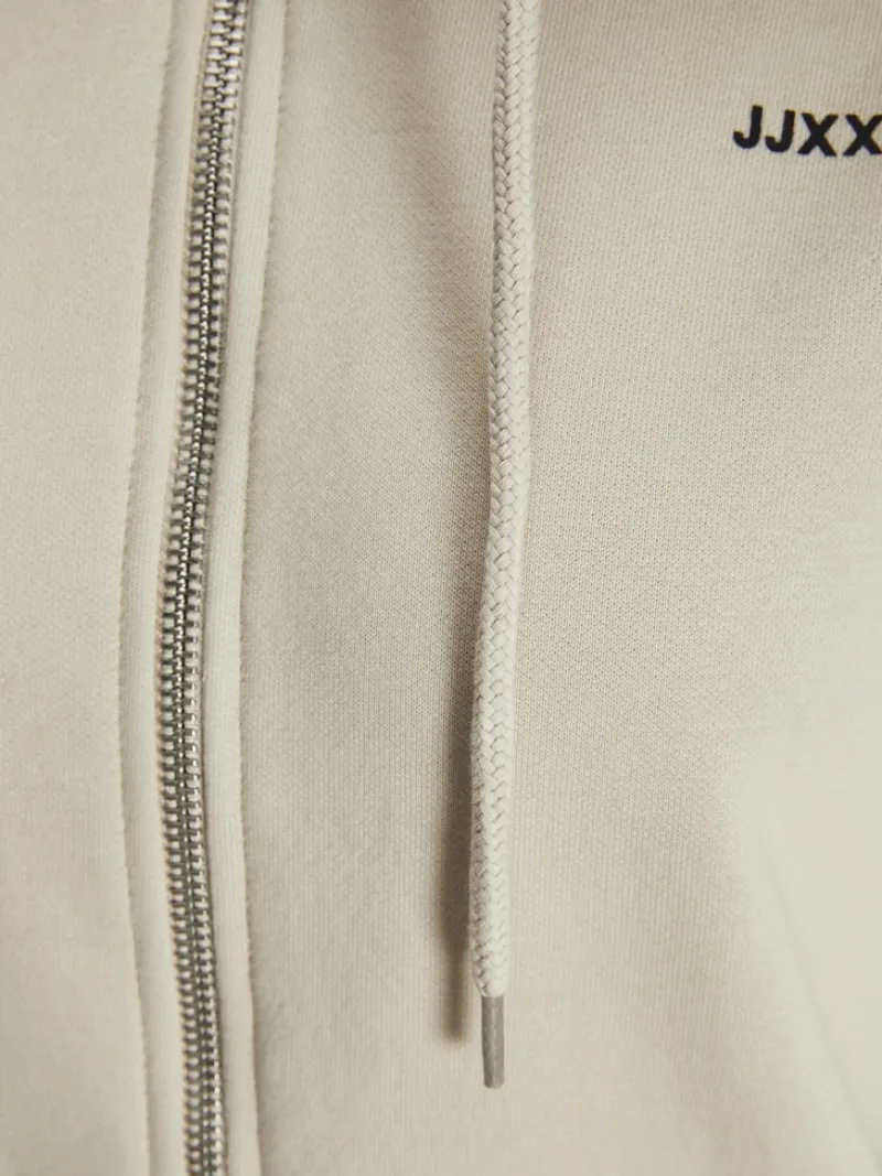 JJXX Pullover & Sweatshirts*JXABBIE RLX LS EVERY ZIP HOOD SWT NOOS moonbeam