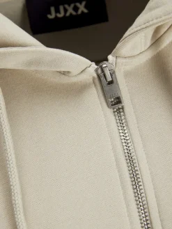 JJXX Pullover & Sweatshirts*JXABBIE RLX LS EVERY ZIP HOOD SWT NOOS moonbeam