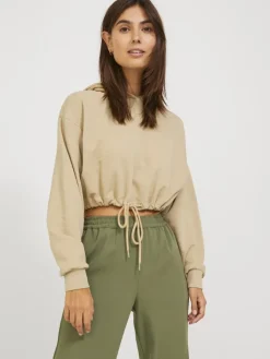 JJXX Pullover & Sweatshirts*JXALFA LOOSE LS EVERY CROP HOOD SWT SN Incense