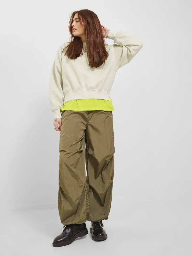 JJXX Pullover & Sweatshirts*JXALIMA LOOSE LS CREW SWT bone white