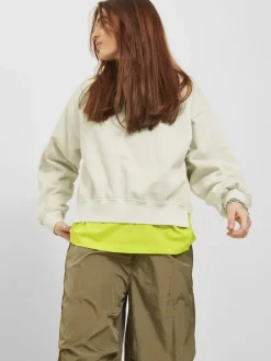 JJXX Pullover & Sweatshirts*JXALIMA LOOSE LS CREW SWT bone white