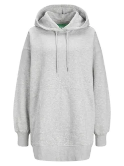 JJXX Pullover & Sweatshirts*JXALLY VOL LS HOOD SWT SN Light Grey Melange