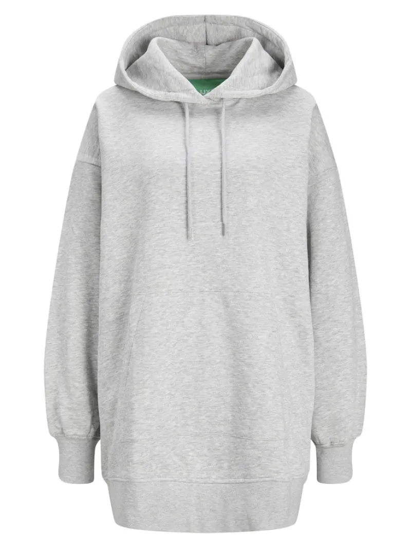 JJXX Pullover & Sweatshirts*JXALLY VOL LS HOOD SWT SN Light Grey Melange