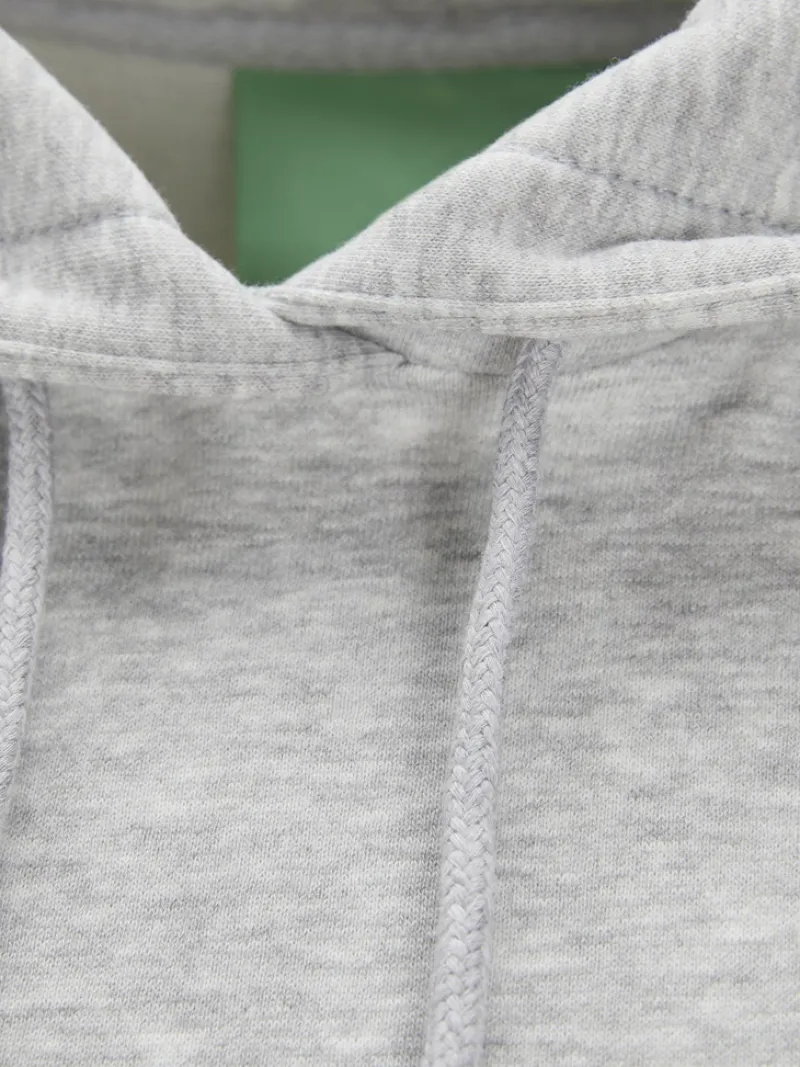 JJXX Pullover & Sweatshirts*JXALLY VOL LS HOOD SWT SN Light Grey Melange