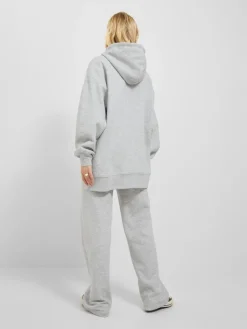 JJXX Pullover & Sweatshirts*JXALLY VOL LS HOOD SWT SN Light Grey Melange