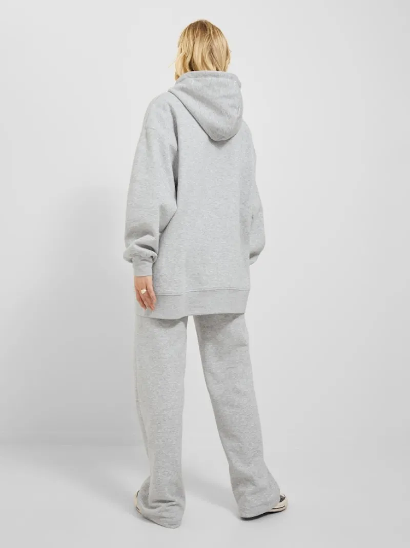 JJXX Pullover & Sweatshirts*JXALLY VOL LS HOOD SWT SN Light Grey Melange