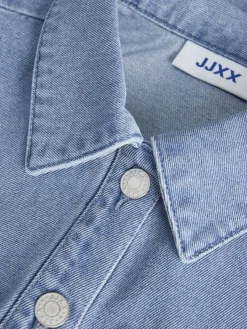 JJXX Kleider*JXAMARA SS DENIM DRESS DNM SN Light Blue Denim