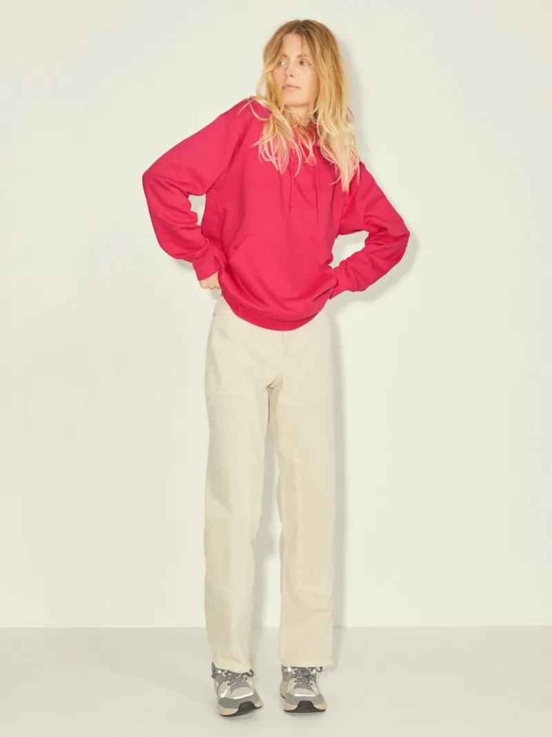 JJXX Pullover & Sweatshirts*JXANINA LS REL EVERY HOODIE NOOS bright rose