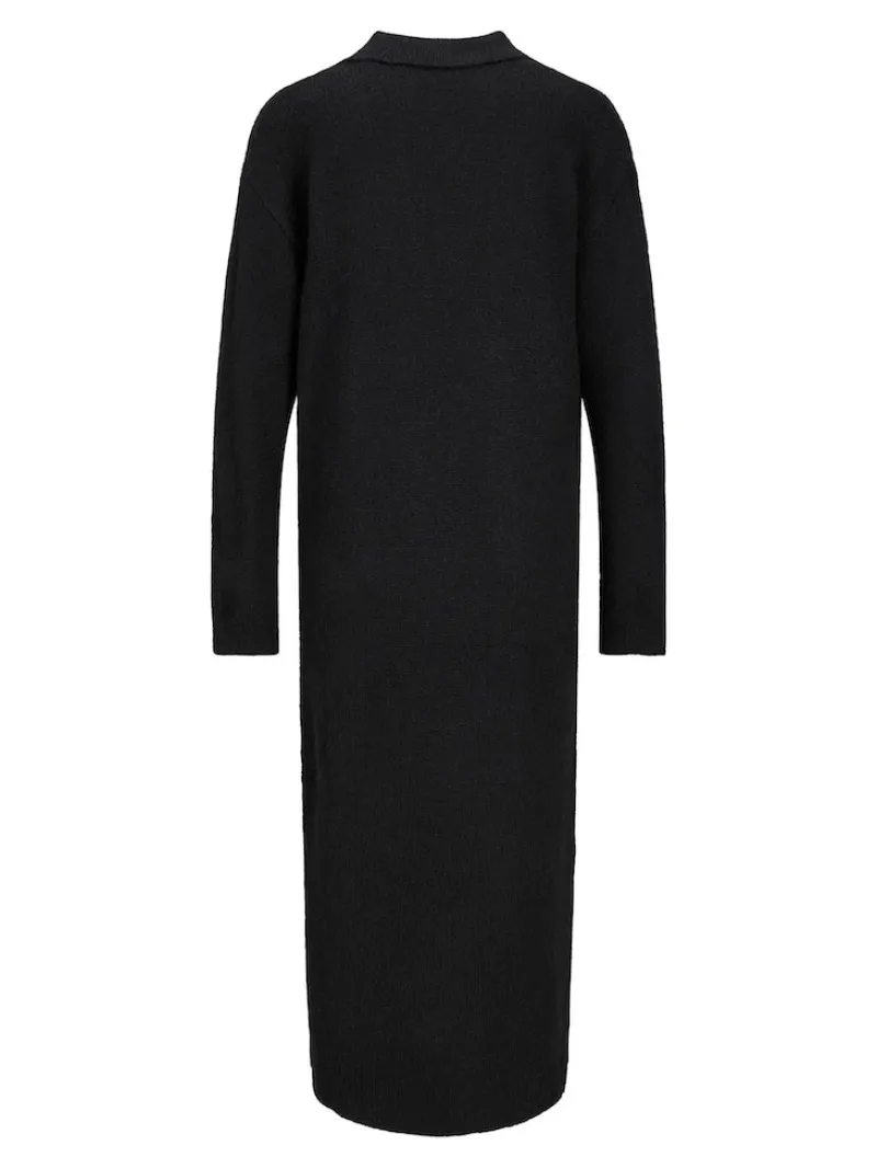 JJXX Kleider*JXARIELLA POLO NECK DRESS KNIT Black