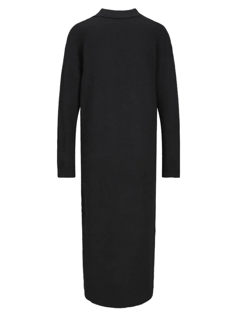 JJXX Kleider*JXARIELLA POLO NECK DRESS KNIT Black