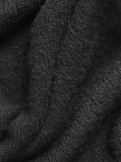 JJXX Kleider*JXARIELLA POLO NECK DRESS KNIT Black