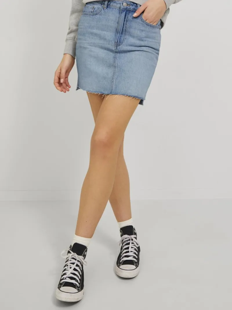 JJXX Röcke*JXAURA RH SKIRT RA SN Light Blue Denim