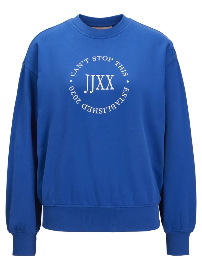JJXX Pullover & Sweatshirts*JXBEATRICE LOOSE LS SWEAT SWT NOOS blue iolite