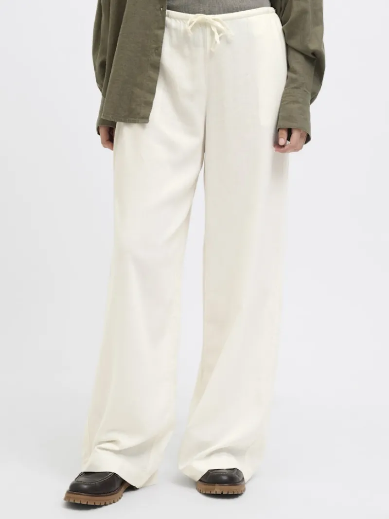 JJXX Hosen*JXBREEZE FLORA SUMMER MW PANTS WVN SN blanc de blanc