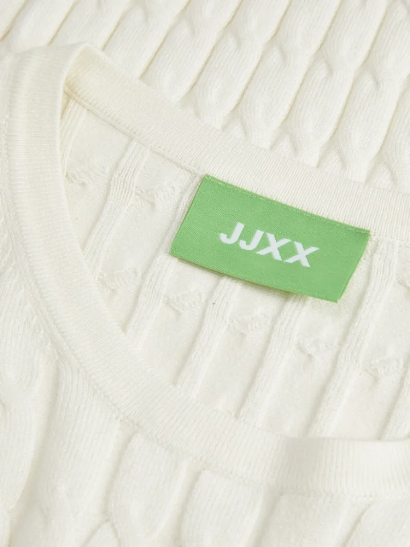 JJXX Pullover & Sweatshirts*JXCARA COMFY CABLE CREW NECK KNIT vanilla ice