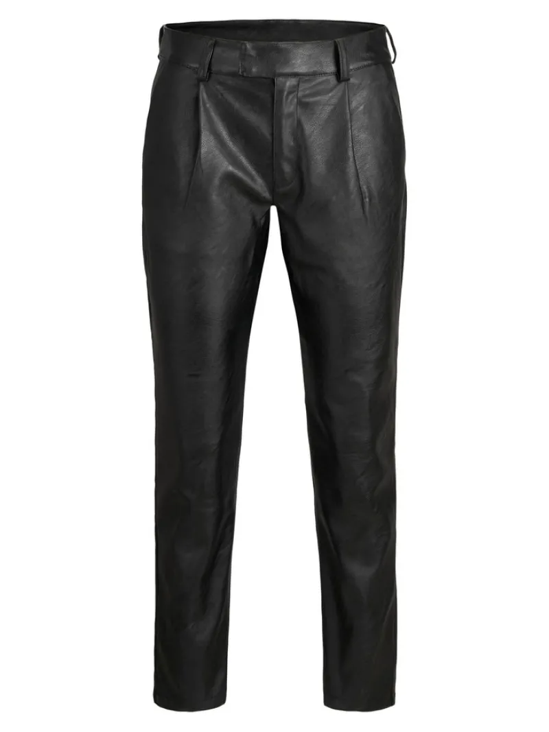 JJXX Hosen*JXCATIE FAUX LEATHER PANTS NOOS Black
