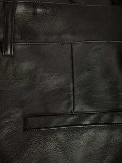 JJXX Hosen*JXCATIE FAUX LEATHER PANTS NOOS Black