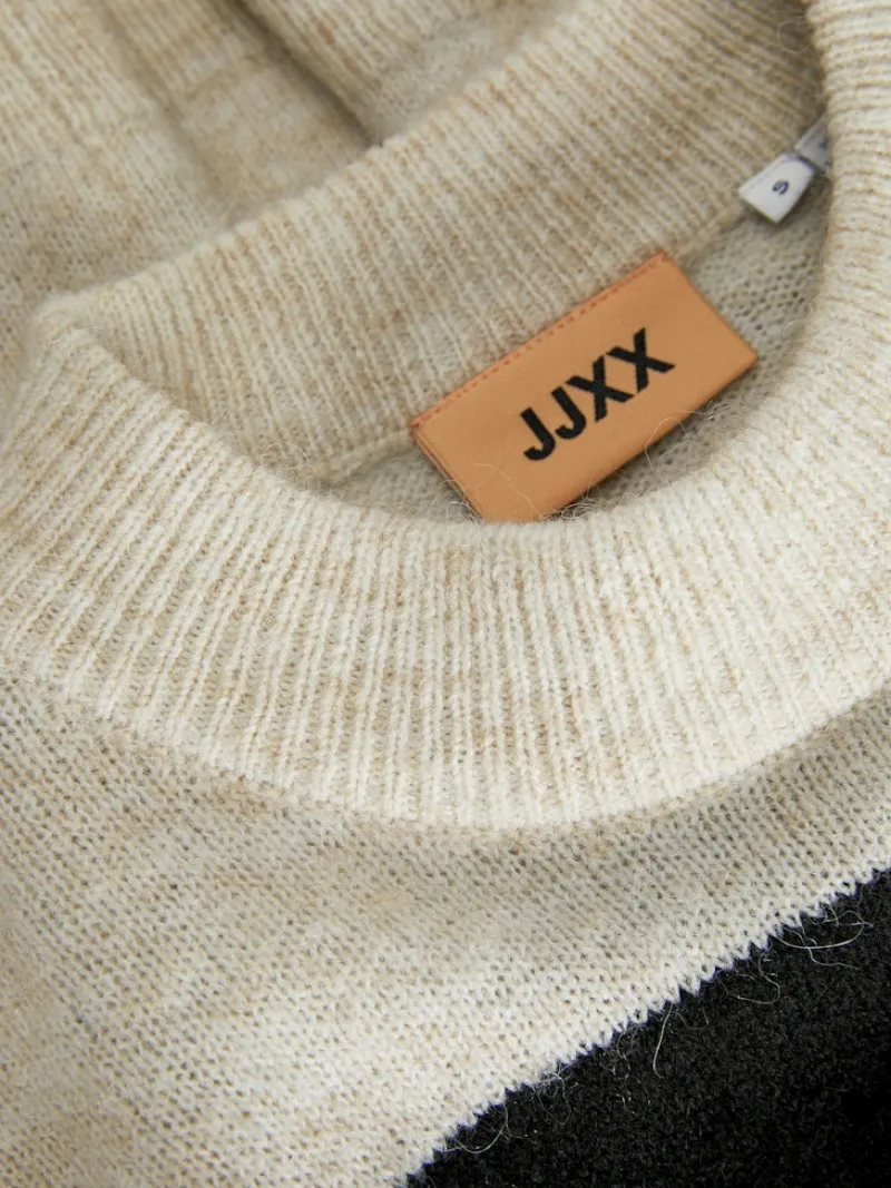 JJXX Pullover & Sweatshirts*JXCHICK CREW NECK KNIT SN bone white