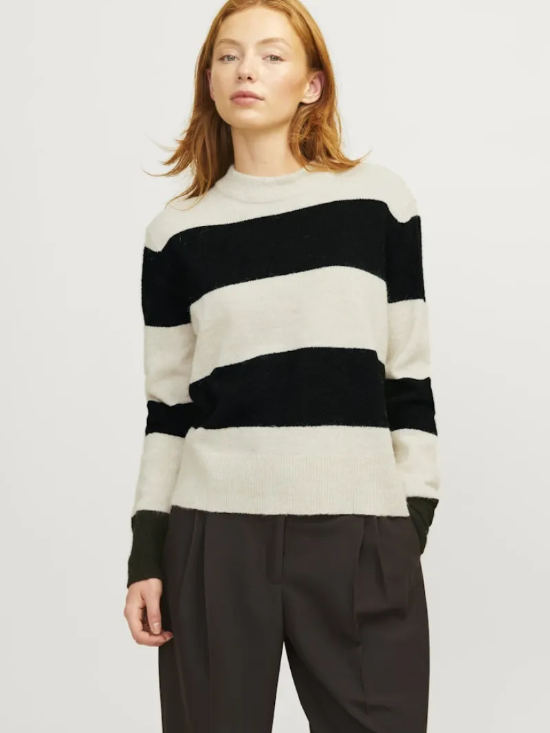 JJXX Pullover & Sweatshirts*JXCHICK CREW NECK KNIT SN bone white