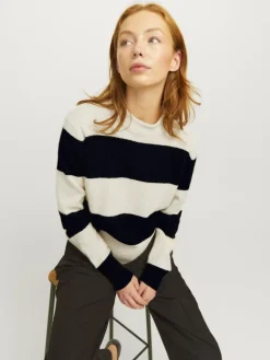 JJXX Pullover & Sweatshirts*JXCHICK CREW NECK KNIT SN bone white