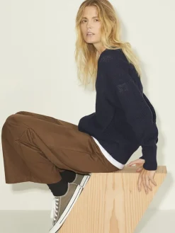 JJXX Pullover & Sweatshirts*JXELIZA TWIST CARDIGAN KNIT Navy Blazer