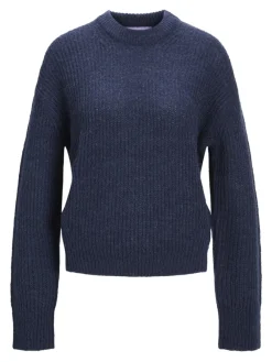 JJXX Pullover & Sweatshirts*JXEMBER FLUFFY CREW NECK KNIT Navy Blazer