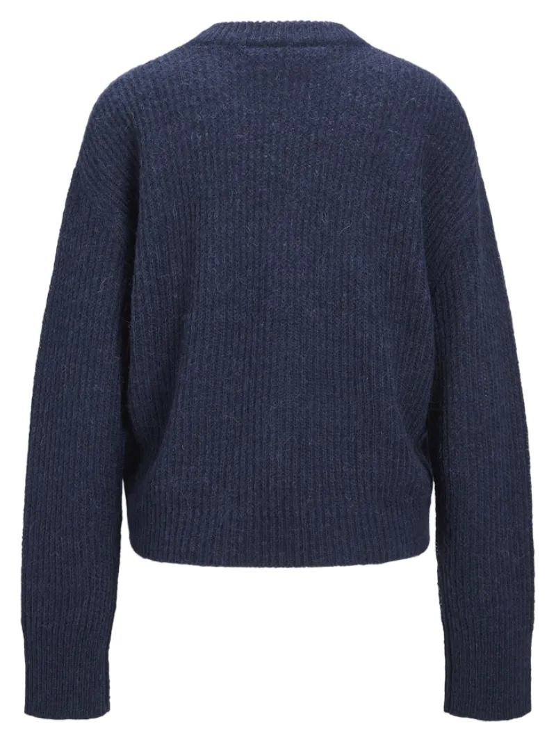 JJXX Pullover & Sweatshirts*JXEMBER FLUFFY CREW NECK KNIT Navy Blazer