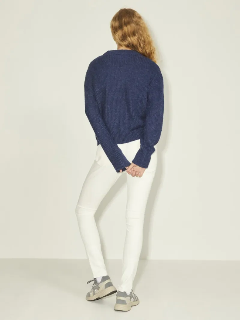 JJXX Pullover & Sweatshirts*JXEMBER FLUFFY CREW NECK KNIT Navy Blazer